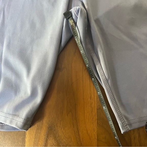 Adrienne Vitadini Sport Light Purple Gray Long Women's Biker Shorts Size Large - Picture 4 of 10